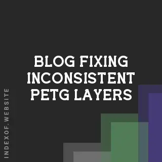 Fixing Inconsistent PETG Layers on Ender 3: Troubleshooting Guide | Logo - Indexof